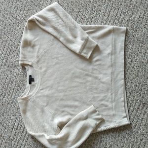 J. Crew waffle knit pull over - XS